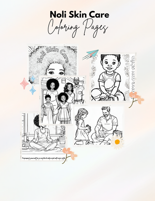 Tiny Adventures in Color: A Sweet Skincare Journey Coloring Pages