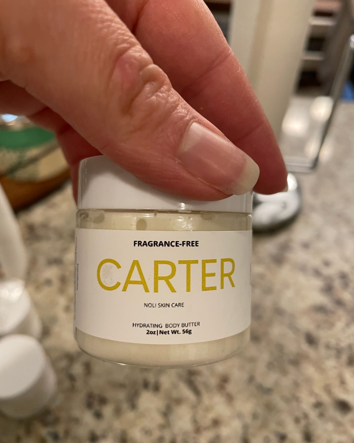 Fragrance free Body butter lotion and moisturizer for sensitive skin and eczema